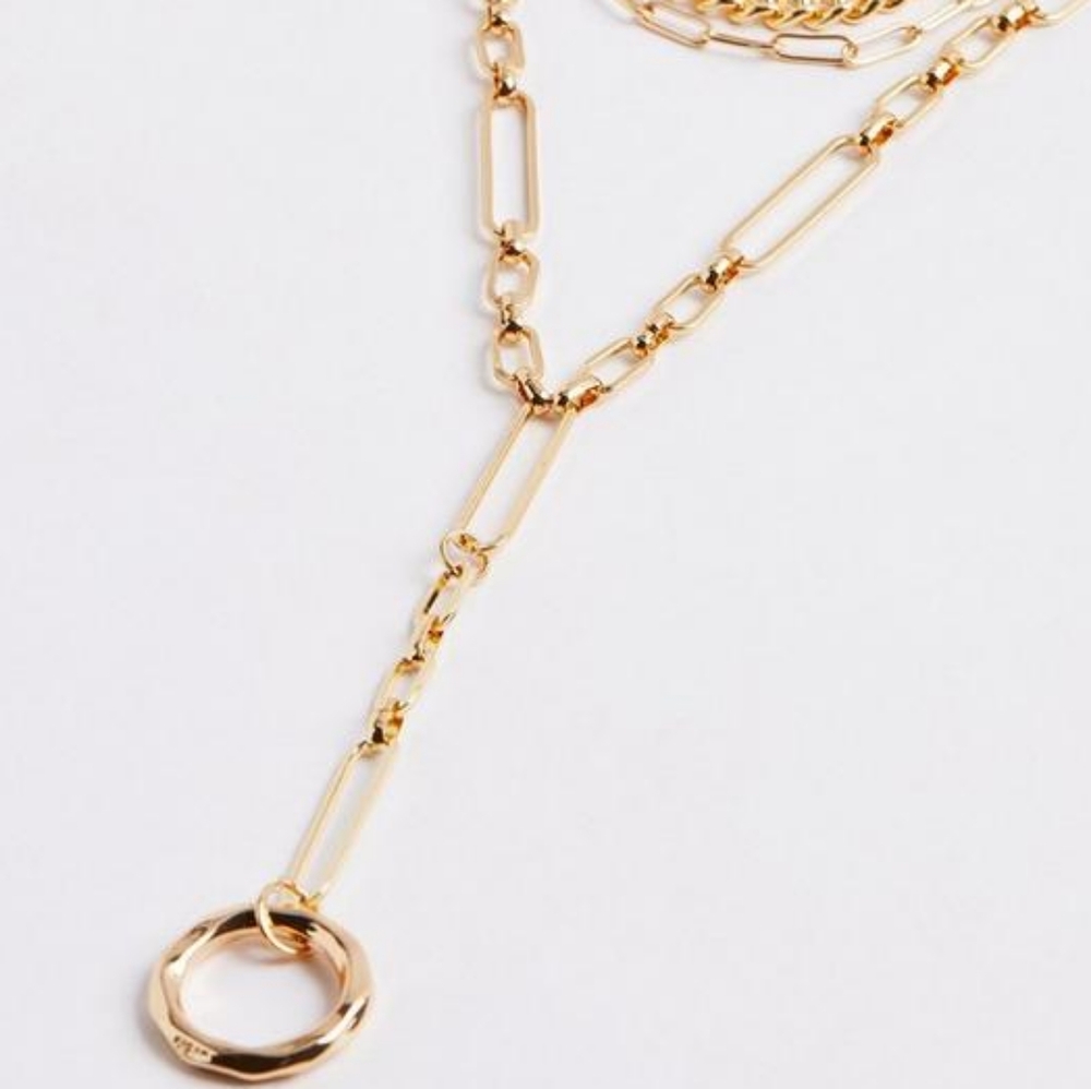 Torrid Link Layered Y Necklace Jewelry